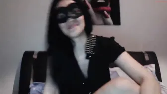 hotsabrine Naughty chick caresses vagina with fingers