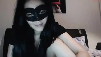 hotsabrine Naughty chick caresses vagina with fingers