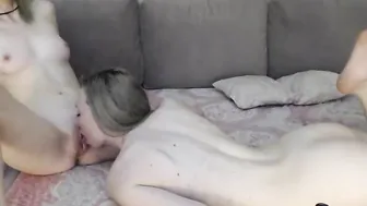 AlexRoseLiRed Appetizing babe rides on the phallus