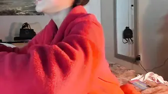 skylerlo Cute coquette strips in the kitchen, but does not show face