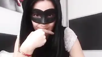 hotsabrine Crazy brunette seduces with big tits