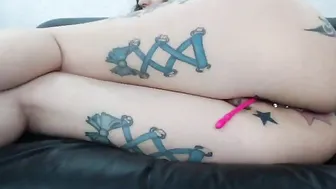 missdivinna Girl with elastic milks having fun with sex toy