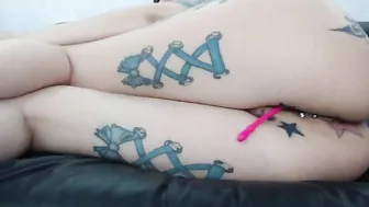 missdivinna Girl with elastic milks having fun with sex toy