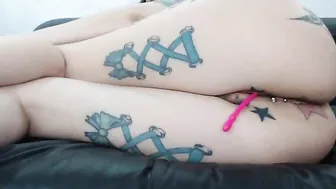 missdivinna Girl with elastic milks having fun with sex toy