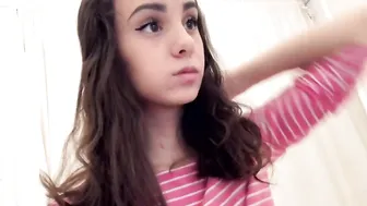 ehotlovea attractive bitch posing in yellow dress