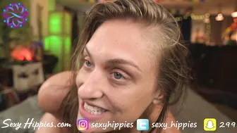 sexyhippiechick naughty queen puts on beautiful tits