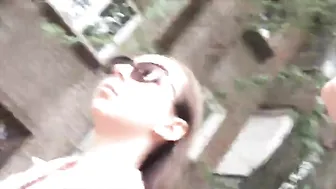 Russia2Day luxurious slut masturbates shaved cunt