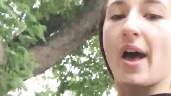 Russia2Day luxurious slut masturbates shaved cunt