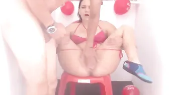 agataandcristofer sexy whore masturbates with a phallus