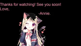 anniecatt ass fucks her pussy hard