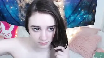 KittyNeko desired nipple hammering herself with a strap-on