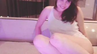 Lainx_ beauty with tattoo caresses shaved holes